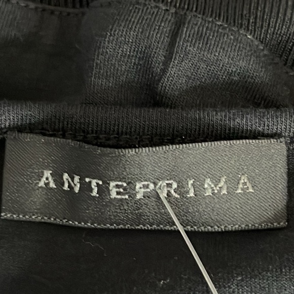 Anteprima Macrame & Beads Long Sleeve Knit Top in Black - Size Small - Picture 6 of 10